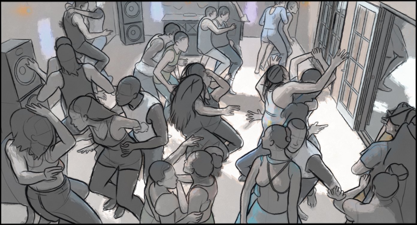 Music Video - Choreography - storyboard frame 4 by Dakota Warren